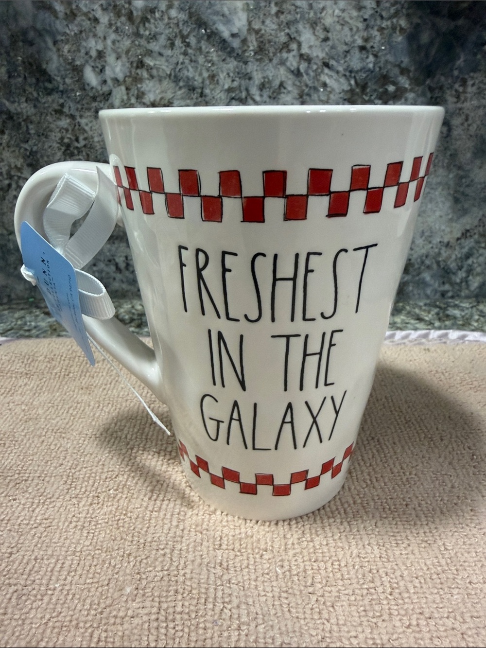 NWT Rae Dunn x Disney Pixar Pizza Planet "Freshest in the Galaxy" Mug Toy Story